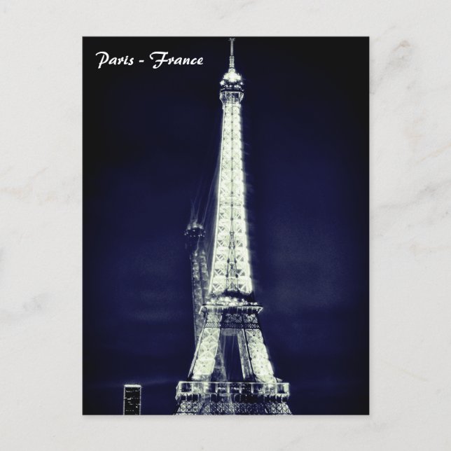 Postal Torre Eiffel - Arte Surrealista, París, Francia Ta (Anverso)