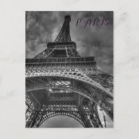 Torre Eiffel Blanca y Negra Viaje Europeo de París