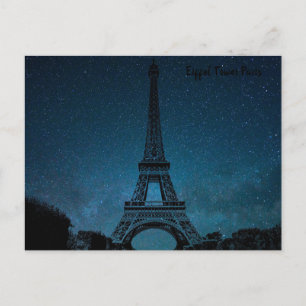 Postal Torre Eiffel, Cielo Nocturno de París