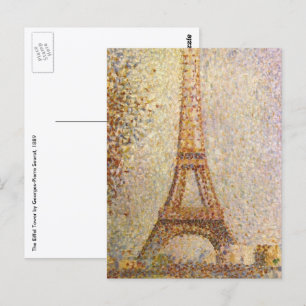 Postal Torre Eiffel de Georges Seurat, Arte Antiguo Fino