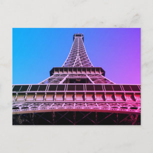 Postal Torre Eiffel de París