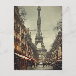 Postal Torre Eiffel de París