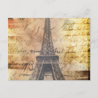Postal Torre Eiffel de París