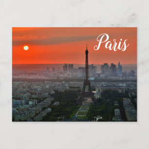 Postal Torre Eiffel de París
