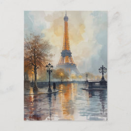 Postal Torre Eiffel de París