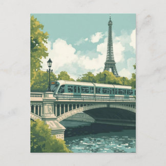 Postal Torre Eiffel de París