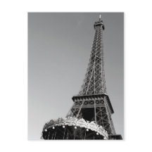 Torre Eiffel en blanco y negro