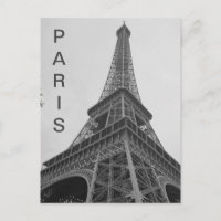 Torre Eiffel en blanco y negro en París Francia Vi