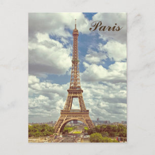 Postal Torre Eiffel en París