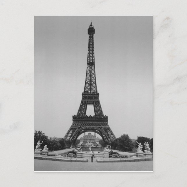 Postal Torre Eiffel, Exposición Universal - París 1900 (Anverso)