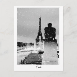 Postal Torre Eiffel, París
