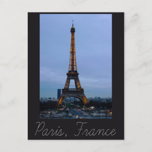 Postal Torre Eiffel, París, Francia