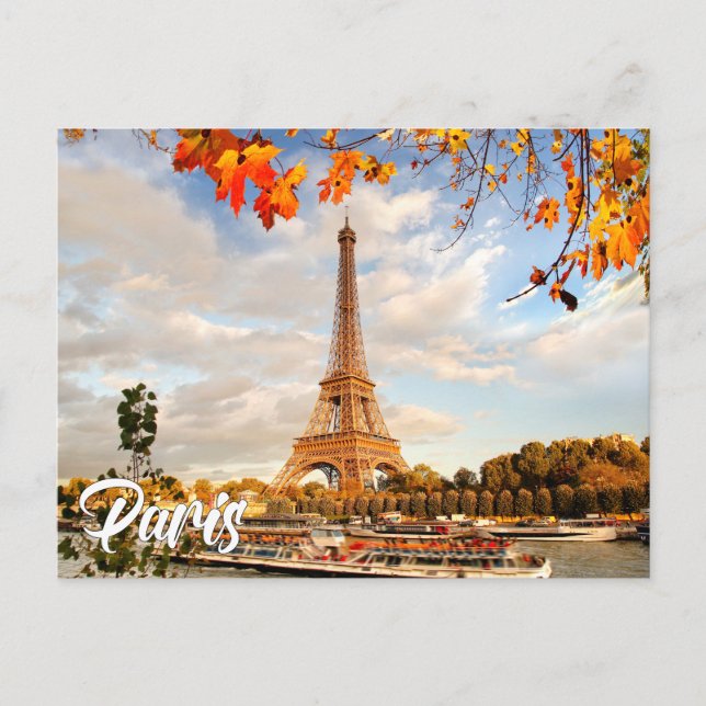 Postal Torre Eiffel | París, Francia (Anverso)