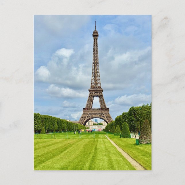 Postal Torre Eiffel - París Francia (Anverso)