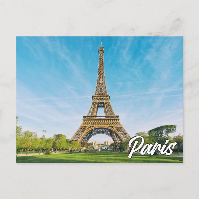 Postal Torre Eiffel | París, Francia (Anverso)