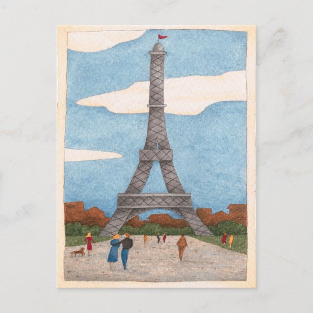 Postal Torre Eiffel - Postcard (Anverso)