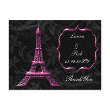 torre Eiffel rosa French Gracias