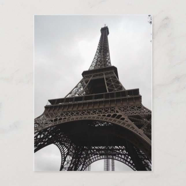 Postal Torre Eiffel (Tour Eiffel) París, Francia (Anverso)