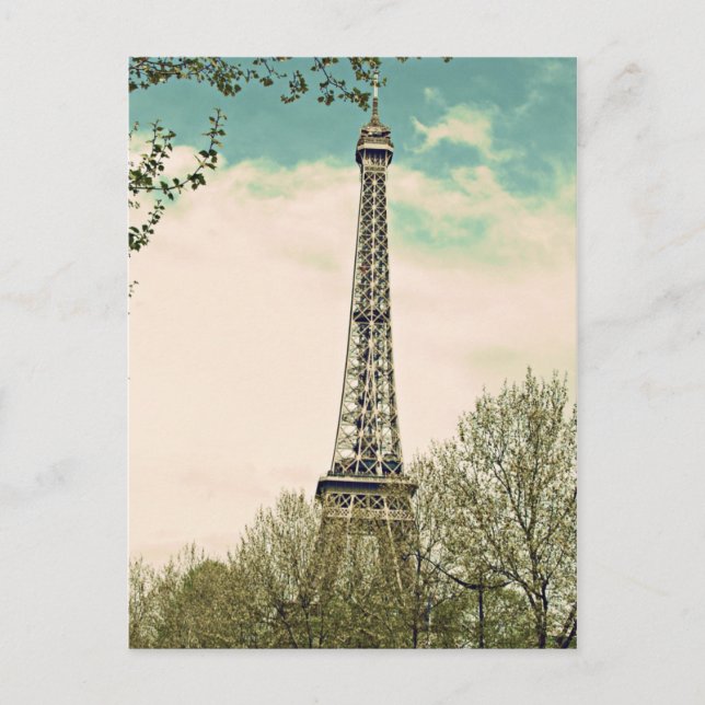 Postal Torre Eiffel V1 (Anverso)