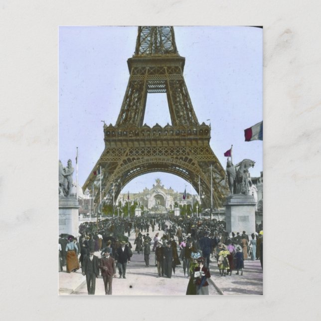 Postal Torre Eiffel Vintage (Anverso)