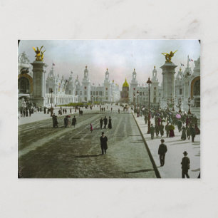 Postal Torre Eiffel Vintage