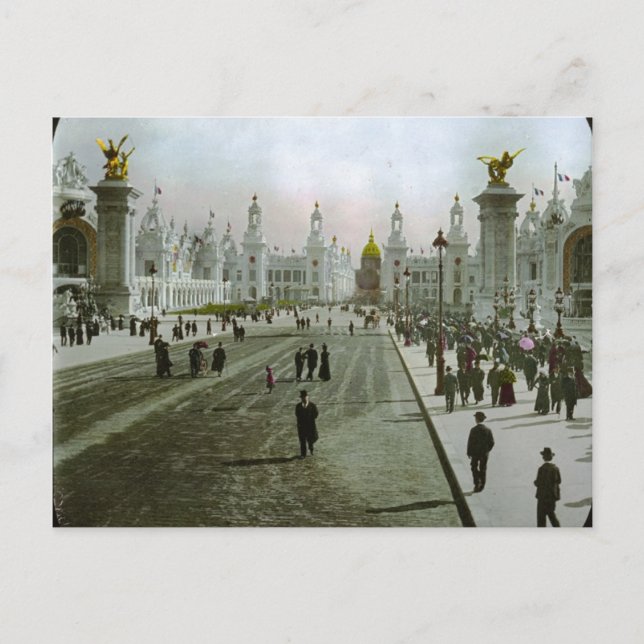 Postal Torre Eiffel Vintage (Anverso)