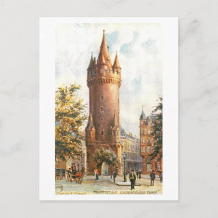 Postal Torre Eschenheimer vintage, Frankfurt