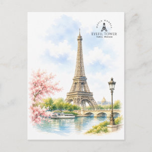 Postal Torre Eyefil, París Famoso Punto de Referencia