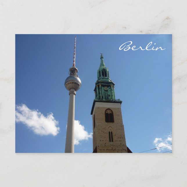 Postal torre Fernsehturm (Anverso)