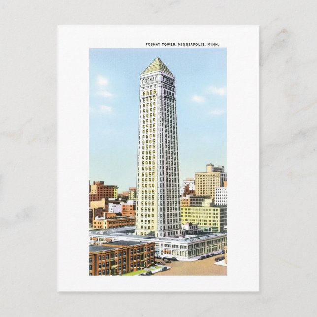 Postal Torre Foshay, Minneapolis, Minnesota (Anverso)