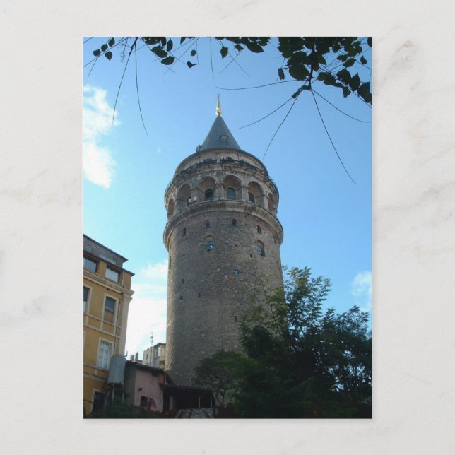 Postal Torre Galata (Anverso)
