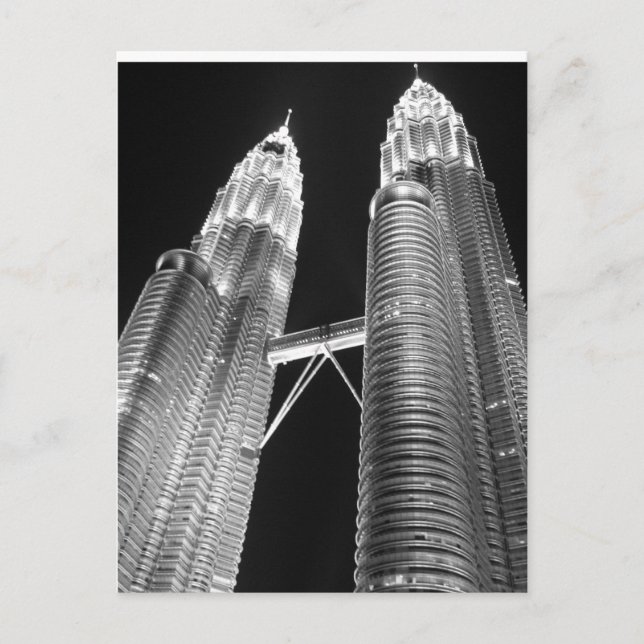 Postal Torre gemela Petronas, KLCC (Anverso)