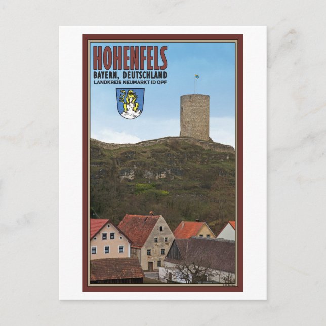 Postal Torre Hohenfels (Anverso)