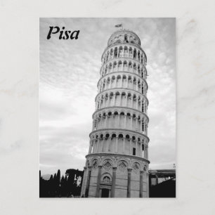 Postal Torre inclinada de Pisa