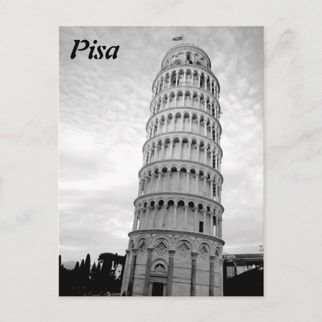 Postal Torre inclinada de Pisa (Anverso)
