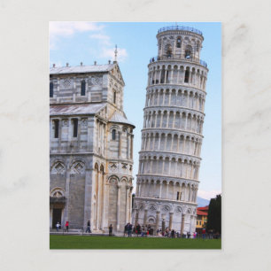 Postal Torre inclinada de Pisa