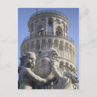 Postal Torre inclinada de Pisa