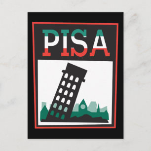 Postal Torre Inclinada De Pisa