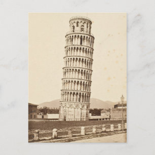 Postal Torre inclinada de Pisa