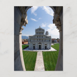 Postal Torre inclinada Pisa, Italia