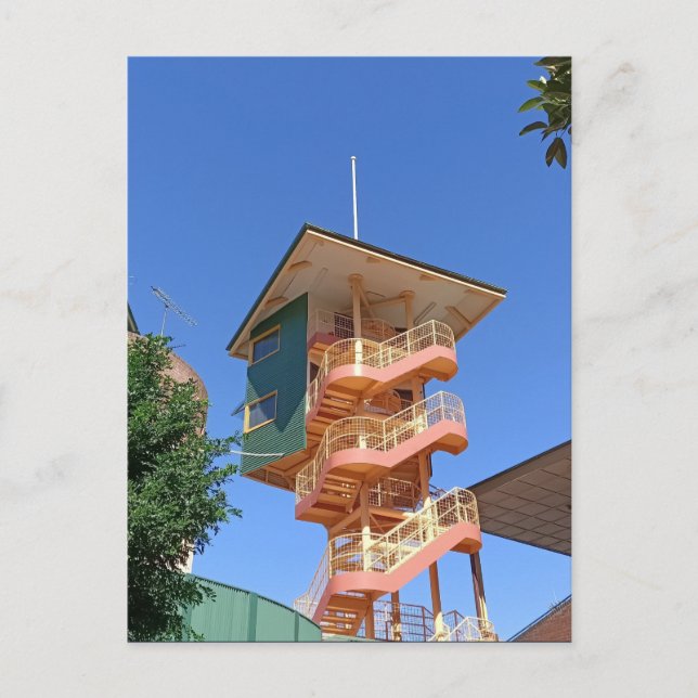 Postal Torre moderna de Sydney Mid Century (Anverso)