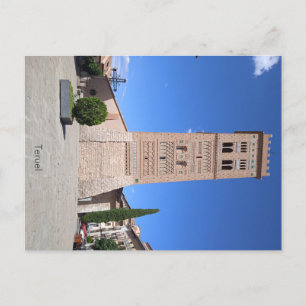 Postal Torre mudejar, Teruel
