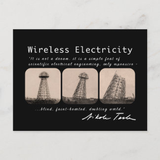 Postal Torre Nikola Tesla