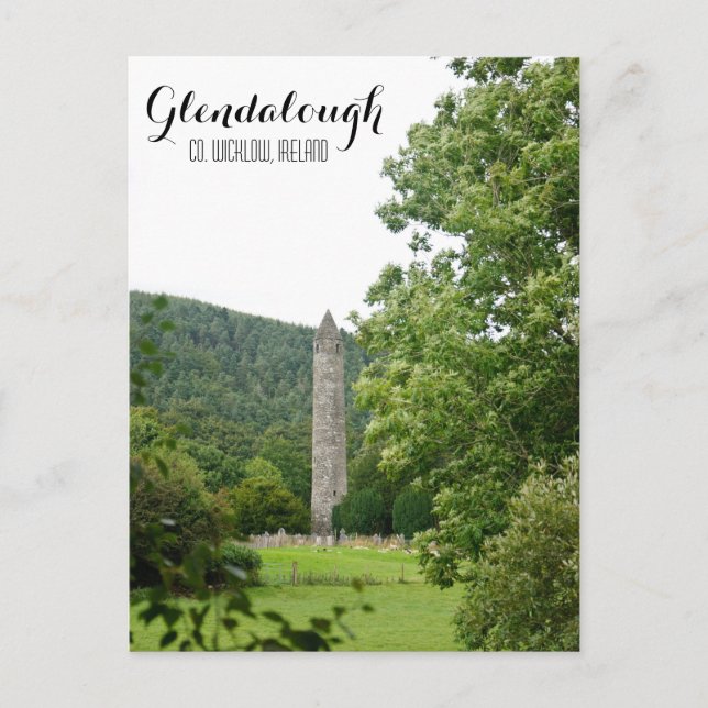 Postal Torre redonda de Glendalough (Anverso)