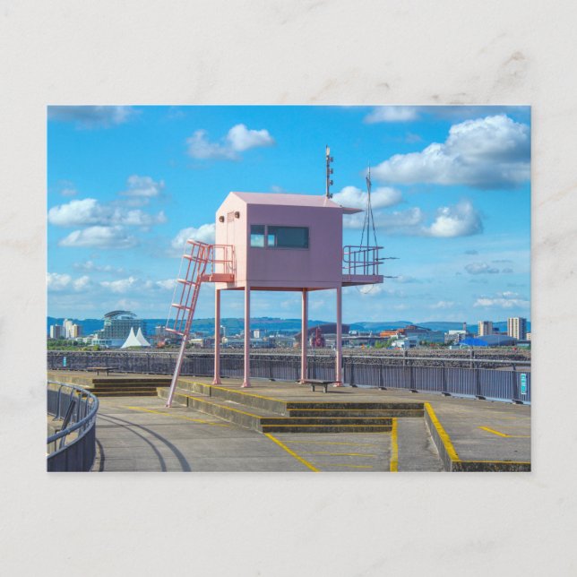 Postal Torre Rosa/Hut Cardiff Bay Cardiff, Gales 2012 (Anverso)