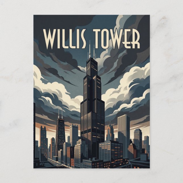 Postal Torre Willis (Anverso)