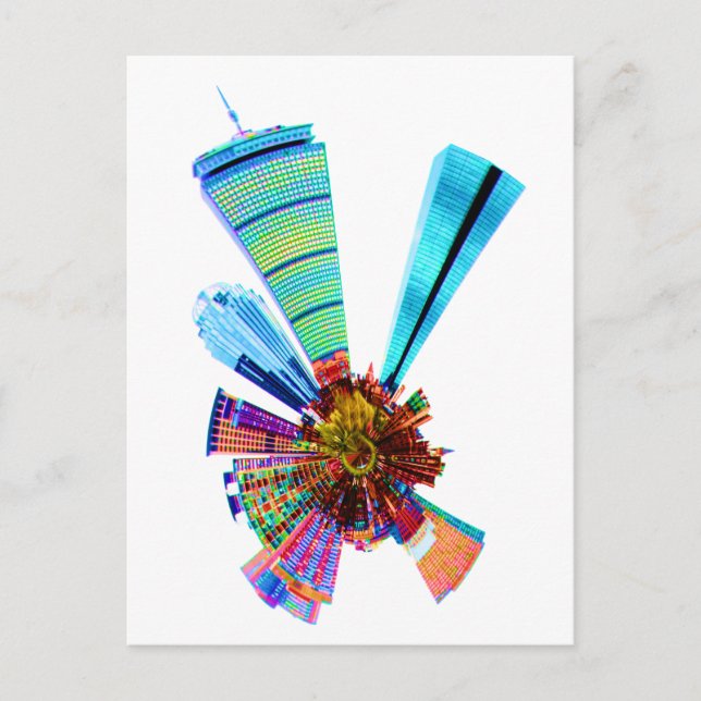 Postal torres de boston (Anverso)