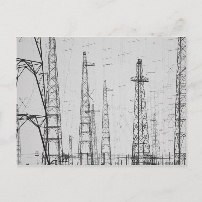 Postal Torres de electricidad, Howick, Northumberland (Anverso)