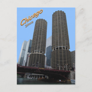 Postal Torres de la Marina de Chicago
