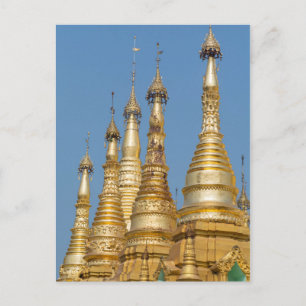 Postal Torres de la Pagoda Shwedagon